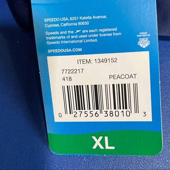 NWT Speedo Women’s Swim Suit - One Piece - Blue, XL - Picture 11 of 13